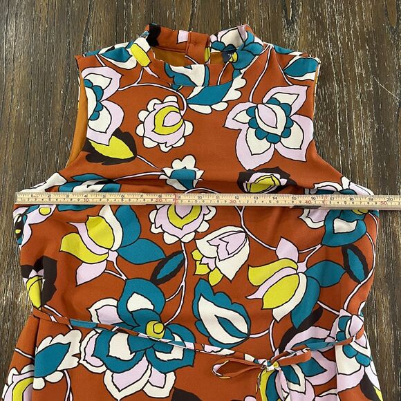 ModCloth In With Excitement Retro Floral Sleeveless Dress – Size L - Picture 11 of 11